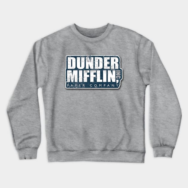 Dunder Mifflin Vintage Crewneck Sweatshirt by tawmek